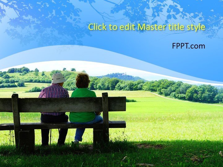 Free Aged People PowerPoint Template