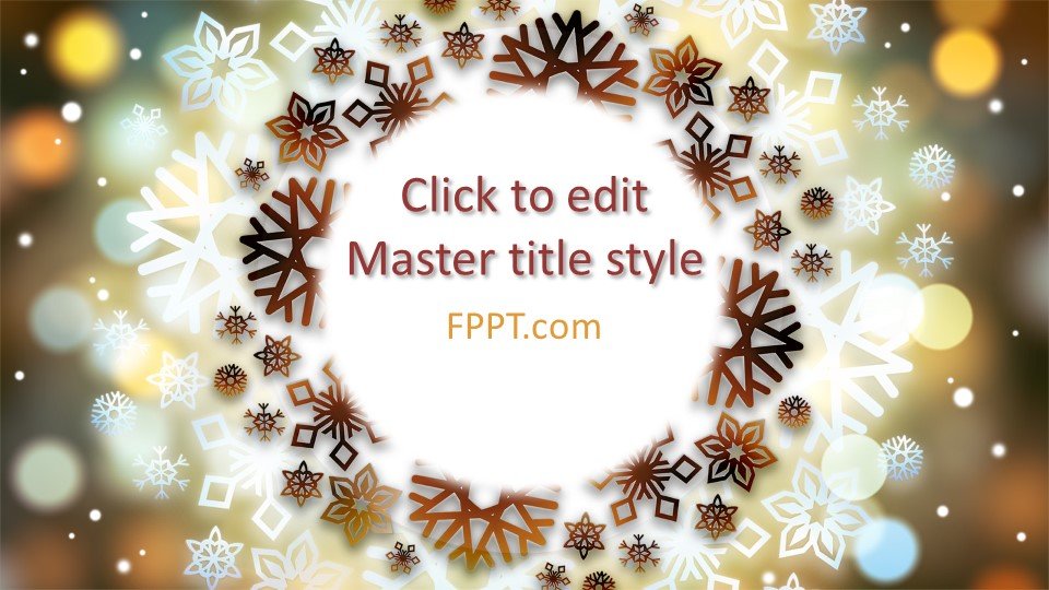 Free New Year Frame Style for PowerPoint Free PowerPoint Templates