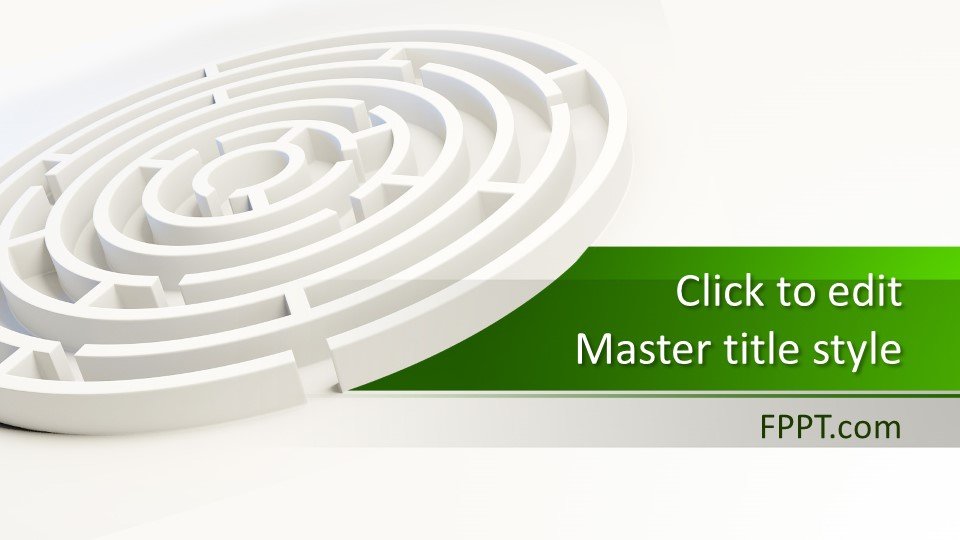 Free Labyrinth Powerpoint Background Design Free Powerpoint Templates