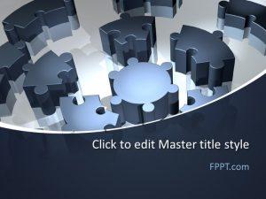 Free 3D Puzzle PowerPoint Template