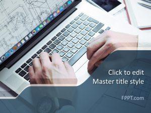 Free Architect CAD PowerPoint Template