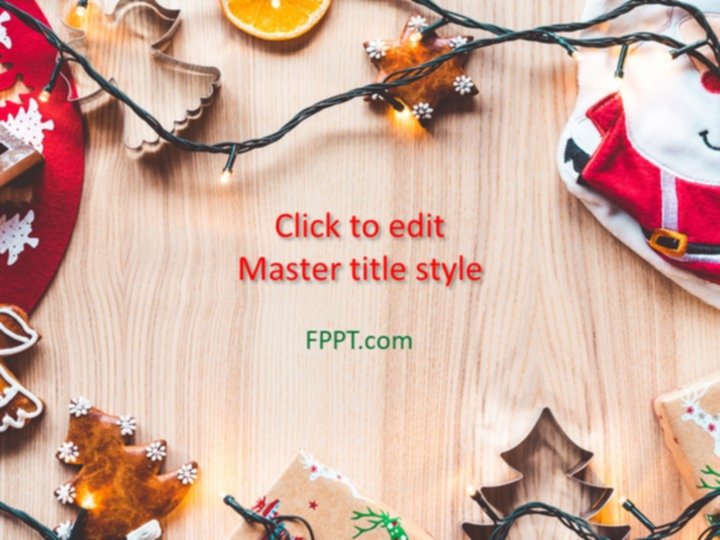 holiday powerpoint template wide