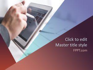 Free Technology Device PowerPoint Template