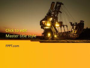 Free Heavy Equipment PowerPoint Template