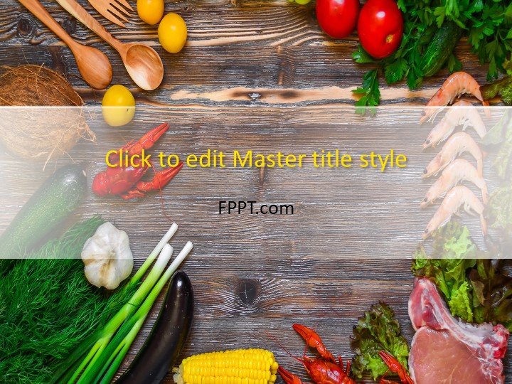  Food and Drinks PowerPoint Templates 