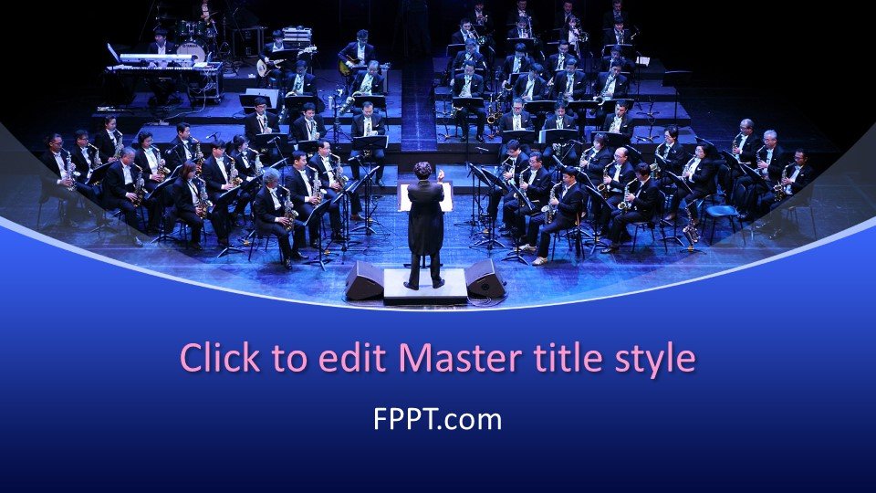 Free Orchestra PowerPoint Template - Free PowerPoint Templates