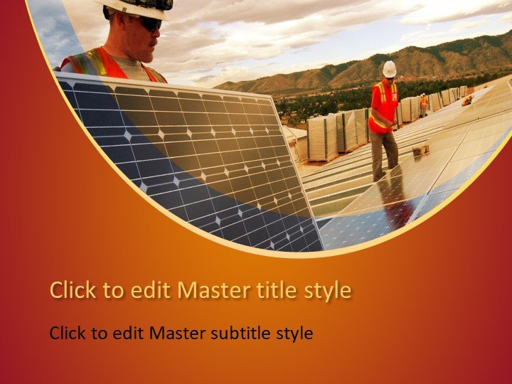 Free Solar Panels PowerPoint Template Free PowerPoint Templates