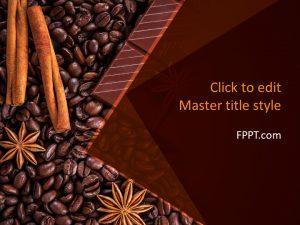 Free Chocolate Grains PowerPoint Template