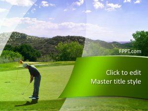 Free Golf Training PowerPoint Template