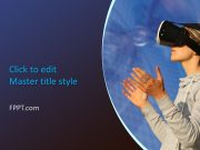 Free Virtual Reality Technology PowerPoint Template - Free PowerPoint ...