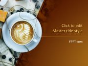 Free Morning Coffee PowerPoint Template - Free PowerPoint Templates