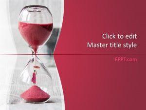 Free Hourglass PowerPoint Template