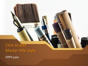 Painting Tools PowerPoint Template