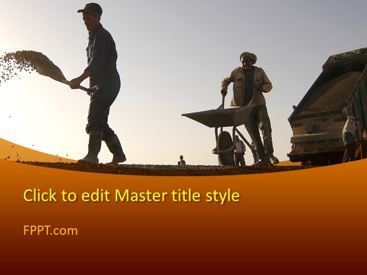 Free Workers PowerPoint Template