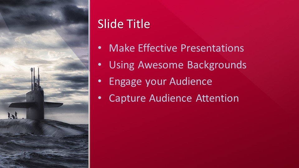 Free Submarine PowerPoint Template - Free PowerPoint Templates