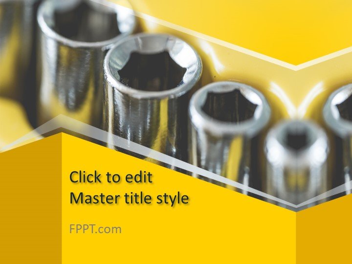 Free Drive Socket PowerPoint Template