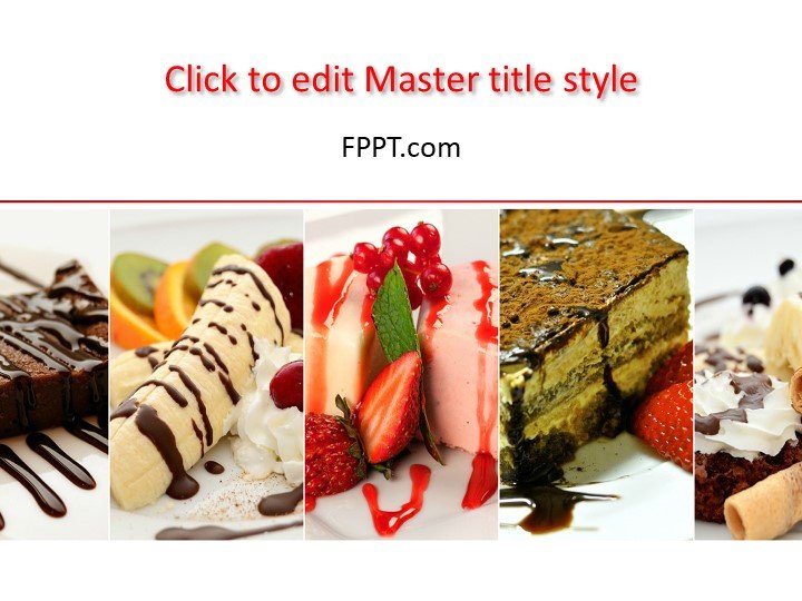 dessert presentation powerpoint
