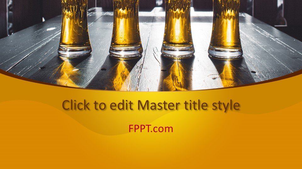 Free Beer Powerpoint Template Free Powerpoint Templates