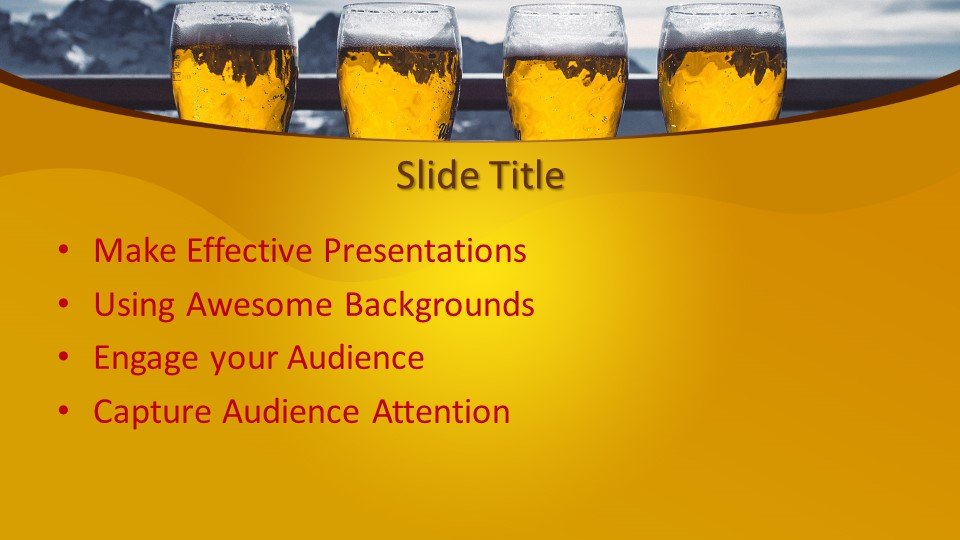 160229 Beer Template 16x9 2 Free Powerpoint Templates