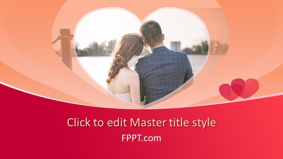 Free Wedding Couple PowerPoint Template Free PowerPoint 