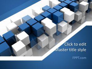 Free Blue Abstract PowerPoint Template
