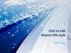 Free Blue Sky Nature PowerPoint Template