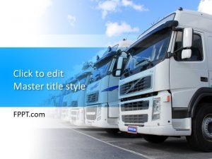 Free Truck PowerPoint Template