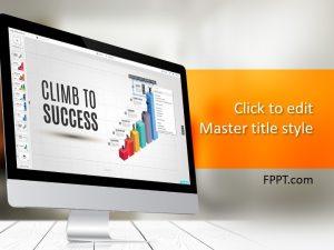 Free Climb To Success PowerPoint Template