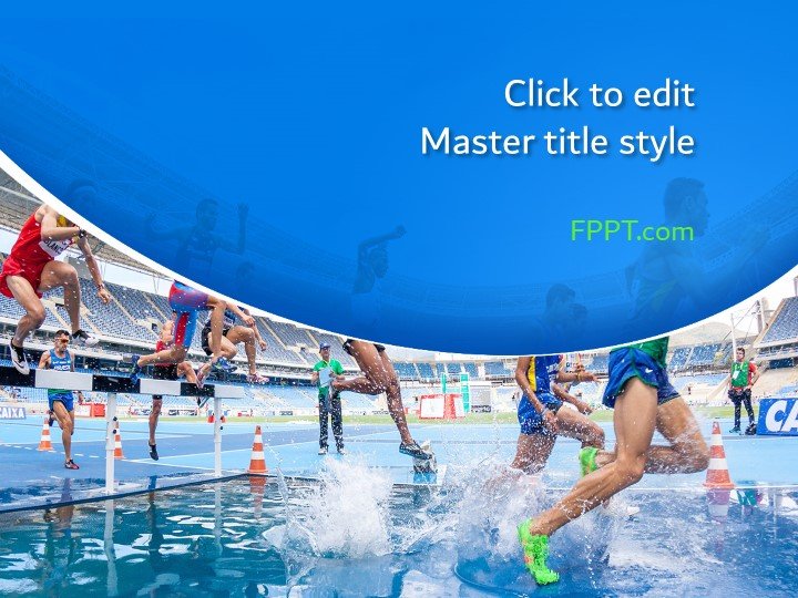 Free Sport Competition PowerPoint Template Free PowerPoint Templates