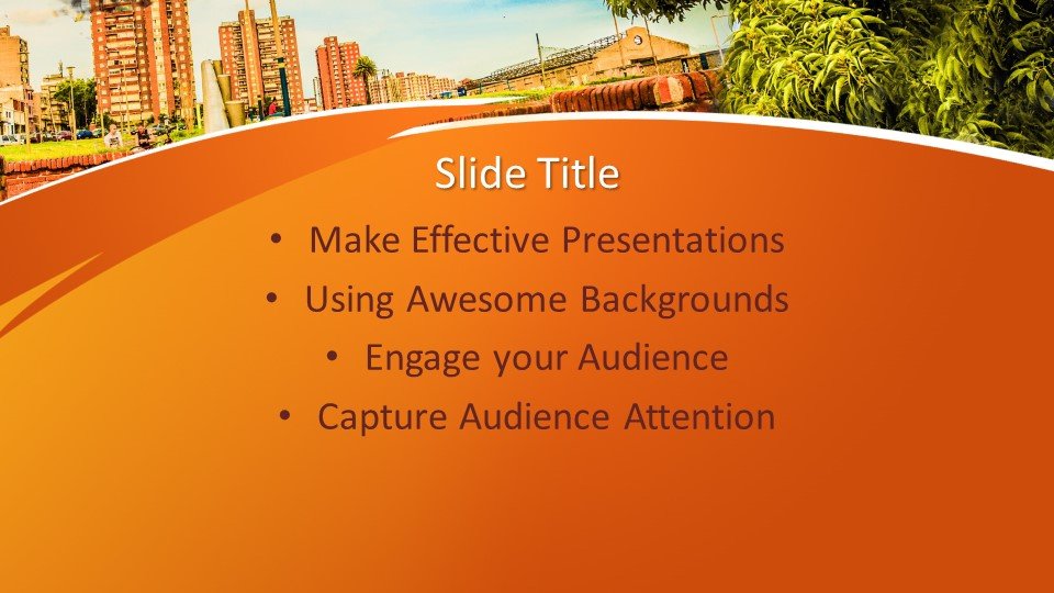  Free  Urban PowerPoint  Template  Free  PowerPoint  Templates 