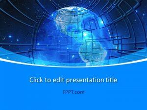 globe powerpoint template