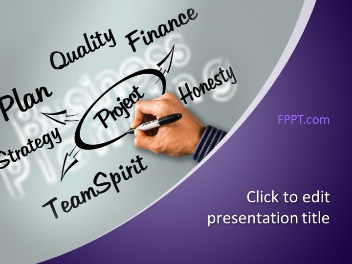 Free Project PowerPoint Template - Free PowerPoint Templates