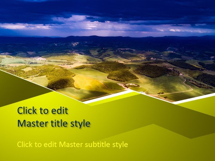 Free Field PowerPoint Template