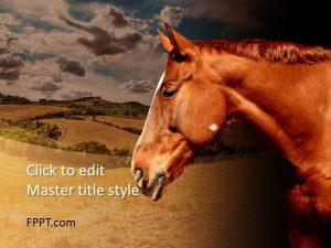 Free Animal Equine PowerPoint Template