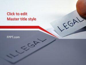 Free Legal PowerPoint Template
