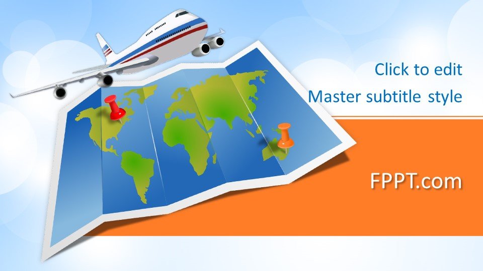 Free World Trip PowerPoint Template - Free PowerPoint Templates