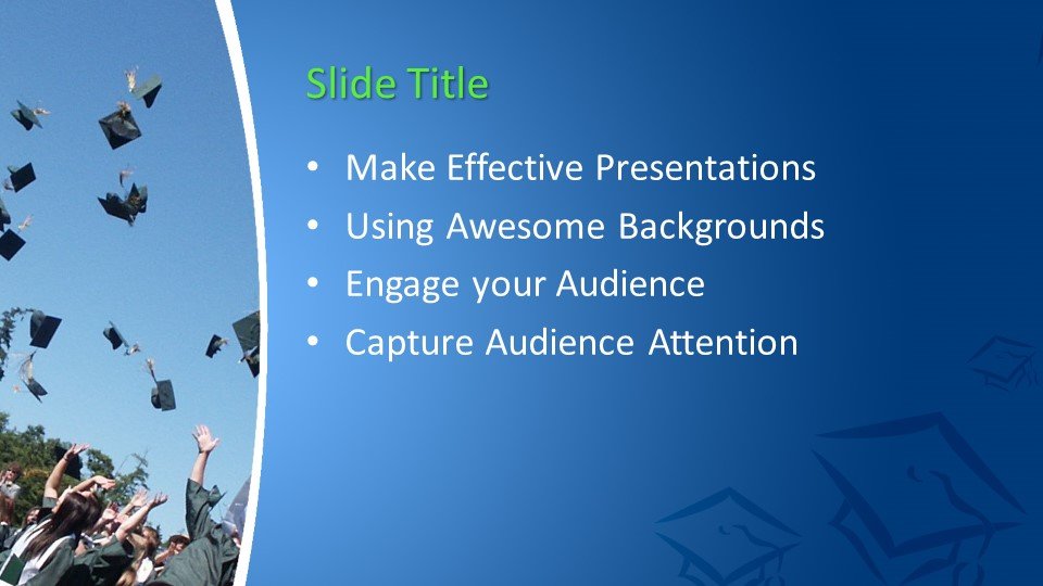 Free Graduates PowerPoint Template - Free PowerPoint Templates