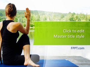 Free Meditation Yoga PowerPoint Template