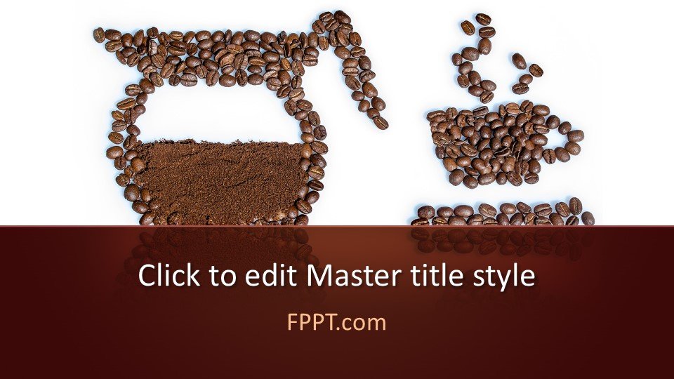 Free Coffee Beans PowerPoint Template Free PowerPoint Templates