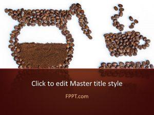 Free Coffee Beans PowerPoint Template