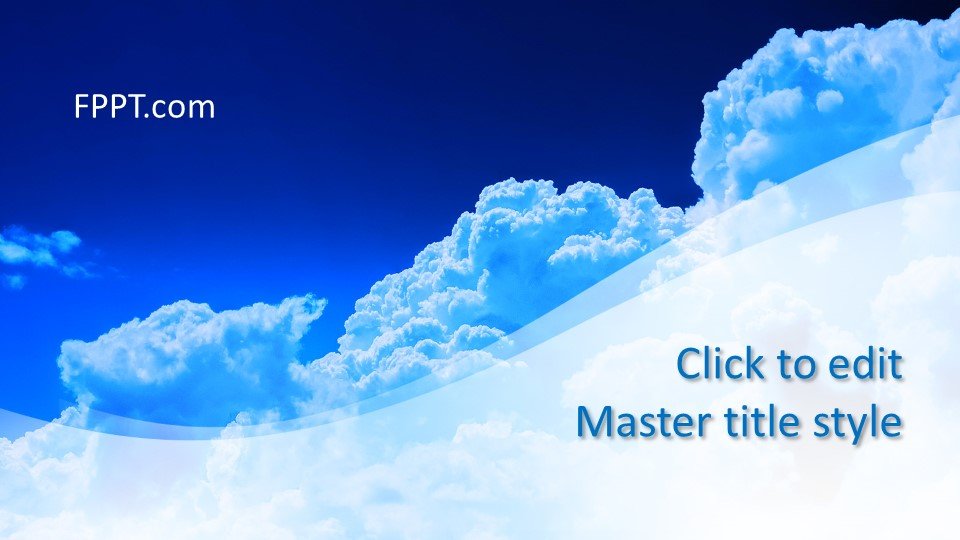 Cloud Powerpoint Template from cdn.free-power-point-templates.com