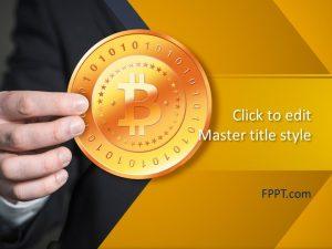 Cryptocurrency Bitcoin PowerPoint Template