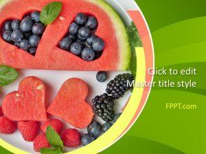 Free Watermelon PowerPoint Template