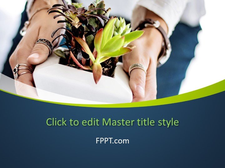 Free Succulent Powerpoint Template Free Powerpoint Templates 