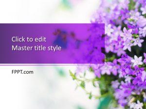 Free Lilac PowerPoint Template