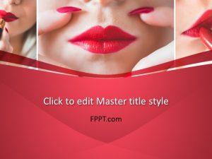 Free Lips PowerPoint Template