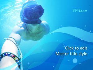 Free Scuba Diving PowerPoint Template