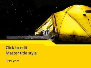 Free Tent PowerPoint Template