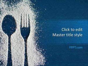 Free Spoon and Fork PowerPoint Template