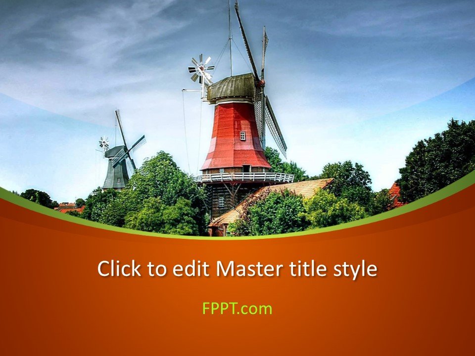 Free Mills PowerPoint Template